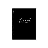 Папка файл А4  20лист 0.60мм Classic Words, спираль, черная