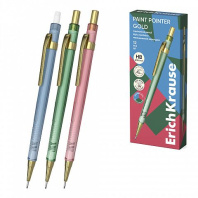 Карандаш механический 0,5мм  Paint Pointer Gold, с ластиком, НВ