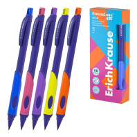 Карандаш механический 2,0мм  ErgoLine Kids Neon с точилкой, НВ