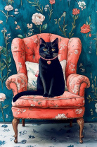 Открытка А5 "Кошка" Открытка А5 "Кошка"