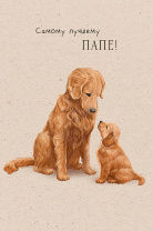 Открытка А5 "Самому лучшему папе" Открытка А5 "Самому лучшему папе"
