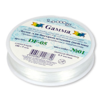 Леска д/бисера 0,5мм, 100м, белая