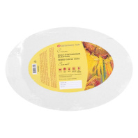 Холст на картоне  Овальный  20*30см "Сонет" 100% хлопок, 280 г/м2, среднее зерно