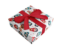 Бумага упаковочная 70*100см  "Folk. Матрешки"