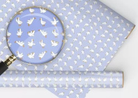 Бумага упаковочная 70*100см "Гуси" Бумага упаковочная 70*100см "Гуси"