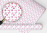 Бумага упаковочная 70*100см "Сладкая любовь" Бумага упаковочная 70*100см "Сладкая любовь"