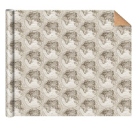 Бумага упаковочная крафт 70*100см "Карта"