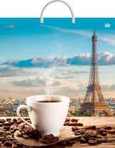 Пакет 35*28см (55мк) с петлевой ручкой "Утро" ПВД