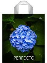 Пакет 35*31см (95мк) с петлевой ручкой "Перфекто Гортензия" ПВД