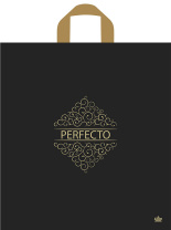Пакет 46*42см (95мк) с петлевой ручкой "Перфекто Матовый шик" ПВД