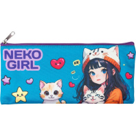 Пенал-косметичка (215*90) молния, ткань "NekoGirl"