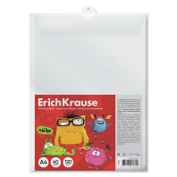 Бумага для рисования в пластиковой папке ErichKrause Jolly Friends, А4, 40 листов