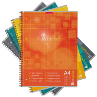 Тетрадь общая на спирали ErichKrause Spiralblock, А4, 120 листов, клетка, перфорация, микроперфорация