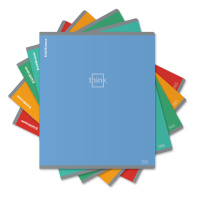 Тетрадь школьная ученическая ErichKrause Think, 36 листов, клетка_MIX-PACK