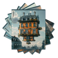 Тетрадь общая ученическая ErichKrause Flying House, 36 листов, клетка_MIX-PACK
