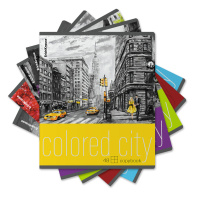 Тетрадь общая ученическая ErichKrause Colored City, 48 листов, клетка_MIX-PACK Тетрадь общая ученическая ErichKrause Colored City, 48 листов, клетка_MIX-PACK