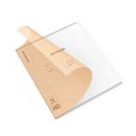 Тетрадь школьная ученическая с пластиковой обложкой на скобе ErichKrause Классика CoverPrо Neon fizzy, оранжевый, А5+, 12 листов, линейка