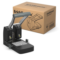 Дырокол мощный ErichKrause Classic до 100 листов, черный (в коробке по 1 шт.)