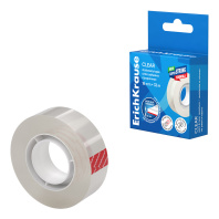 Клейкая лента ErichKrause Прозрачная, 18ммх33м, прозрачный (в коробке по 1 шт.)