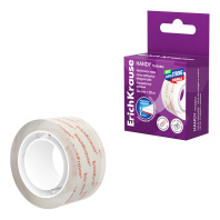 Клейкая лента ErichKrause Отрывается руками, 24ммх20м, повышенная прозрачность (в коробке по 1 шт.)