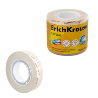 Набор из 4 клейких лент ErichKrause Кристально прозрачная, 12ммх33м, повышенная прозрачность (в пленке)