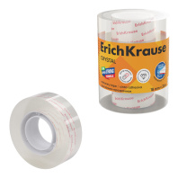 Набор из 4 клейких лент ErichKrause Кристально прозрачная, 18ммх33м, повышенная прозрачность (в пленке)