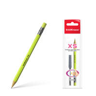 Набор из 1 механического карандаша ErichKrause XS и 20 грифелей 0.5 мм, НВ (в пакете)