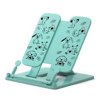 Подставка для книг пластиковая ErichKrause Little Dogs, мятный