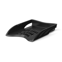 Лоток для бумаг пластиковый ErichKrause® S-Wing, Classic, черный