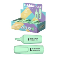 Текстмаркер ErichKrause Visioline V-12 Mini Pastel, цвет чернил зеленый (в коробке-дисплее по 10 шт.)