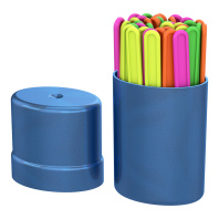 Счетные палочки пластиковые ErichKrause Ice Metallic (в тубусе по 50 шт)