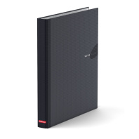 Папка-регистратор на 4 кольцах ErichKrause, Work inside, А4, 35 мм, черный