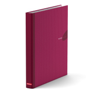 Папка-регистратор на 4 кольцах ErichKrause, Work inside, А4, 35 мм, бордовый