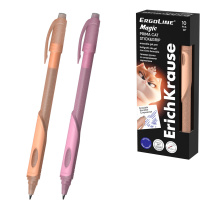 Ручка гелевая сo стираемыми чернилами ErichKrause ErgoLine® Магия с эргоном. хватом Прима-кошка 0.5, цвет чернил синий (в коробке по 10 шт.)