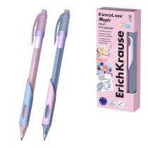 Ручка гелевая сo стираемыми чернилами ErichKrause ErgoLine® Магия с эргоном. хватом Сливки 0.5, цвет чернил синий (в коробке по 10 шт.)