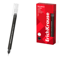 Ручка-роллер ErichKrause Balance Stick Classic 0.5, цвет чернил черный (в коробке по 12 шт.) Ручка-роллер ErichKrause Balance Stick Classic 0.5, цвет чернил черный (в коробке по 12 шт.)