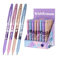 Ручка шариковая ErichKrause R-301 Stick&Grip Manga 0.7, цвет чернил синий (в коробке-дисплее по 48 шт.)