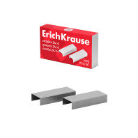 Скобы №24/6 ErichKrause (коробка 1000 шт.)