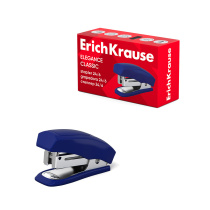 Мини-степлер №24/6 ErichKrause Элегантность Классика до 20 листов, ассорти (в коробке по 1 шт.)