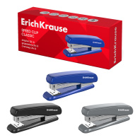 Степлер №24/6 ErichKrause Speed Clip Classic до 25 листов, ассорти (в коробке по 1 шт.)
