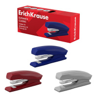 Степлер №10 ErichKrause Elegance Classic до 20 листов, ассорти (в коробке по 1 шт.)