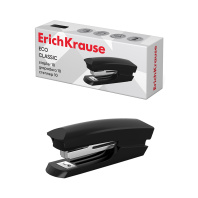 Степлер №10 ErichKrause Eco Classic до 20 листов, черный (в коробке по 1 шт.)