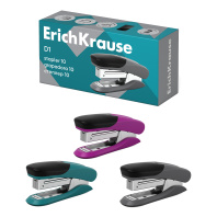 Степлер №10 ErichKrause D1 до 20 листов, ассорти (в коробке по 1 шт.)