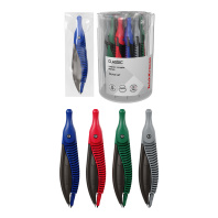 Циркуль пластиковый ErichKrause Classic, 122мм, ПВХ чехол, ассорти (в тубусе по 24 шт)