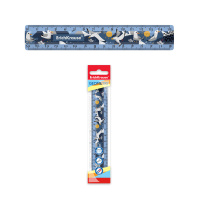 Линейка пластиковая ErichKrause® Sakhalin, 15см, во флоупаке