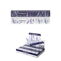 Линейка пластиковая ErichKrause Lavender, 15см, ассорти (в коробке-дисплее по 44 шт)