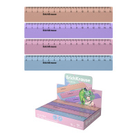 Линейка пластиковая ErichKrause Manga, 15см, ассорти (в коробке-дисплее по 44 шт)