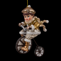 Украшение ErichKrause Decor® Мальчик на велосипеде 9см