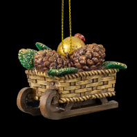 Украшение ErichKrause Decor Лесные сани 6см Украшение ErichKrause Decor Лесные сани 6см