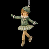 Украшение ErichKrause Decor Девочка на катке 11см Украшение ErichKrause Decor Девочка на катке 11см